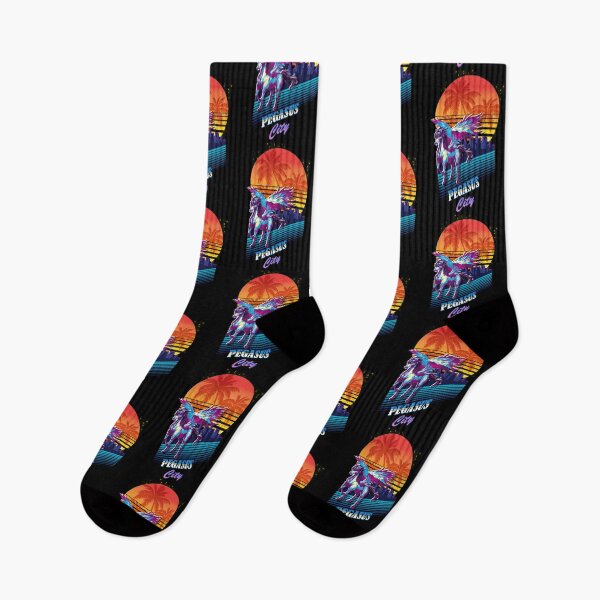 Item preview, Pegasus City 80s Retrowave  designed and sold by Gabrielaxel300.