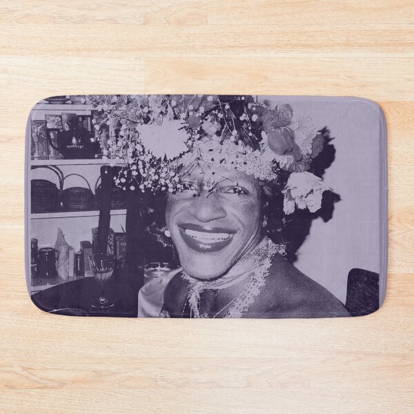 Item preview, Marsha P Johnson = Queen of the Village (lavender) designed and sold by Thelittlelord.