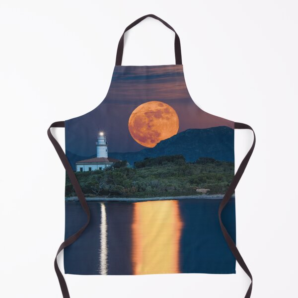 Item preview, Super Moon over lighthouse designed and sold by Tramontane Designs.