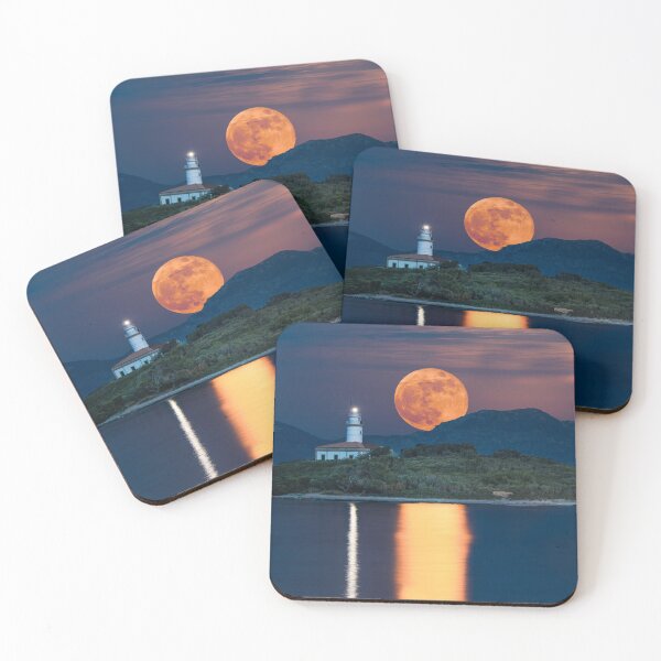 Item preview, Super Moon over lighthouse designed and sold by Tramontane Designs.