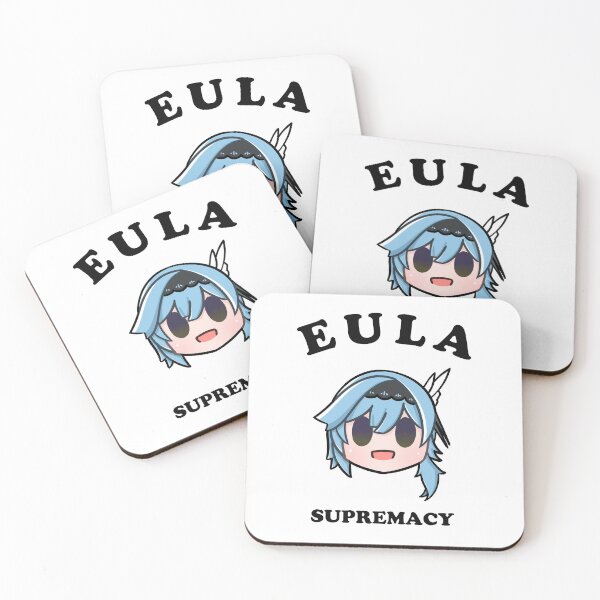 Item preview, Genshin impact Eula supremacy typography designed and sold by Morcawork.