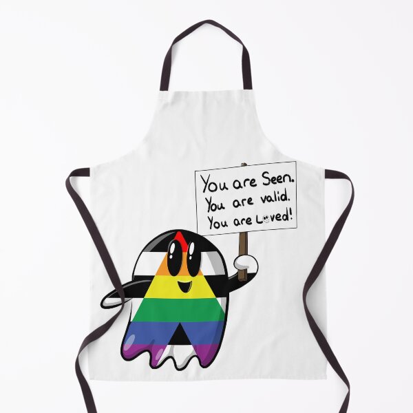 Item preview, Ally Pride Flag Ghost designed and sold by Paul Richards.