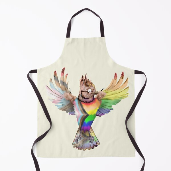 Item preview, ^ Bandera del orgullo moderno LGBTQ | Pájaro de dibujos animados designed and sold by Snootrac.