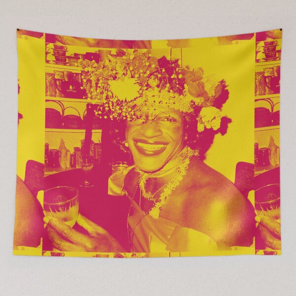 Item preview,  Marsha P Johnson = Queen of the Village (fabulous) designed and sold by Thelittlelord.