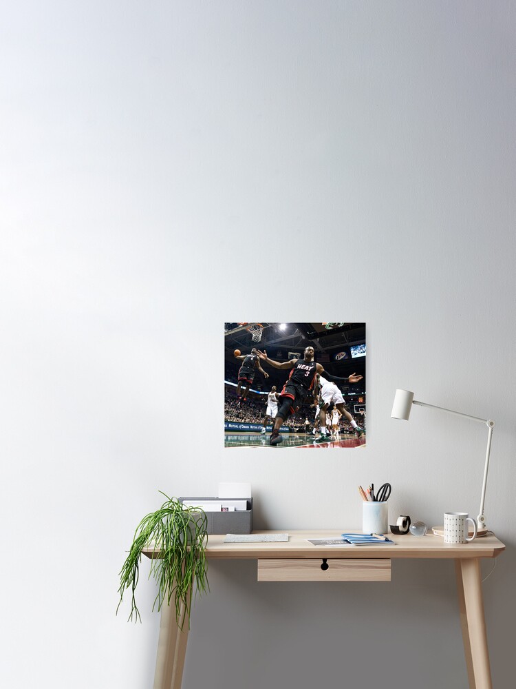 LeBron James Dwyane Wade Iconic Dunk Poster for Sale by NBA Store Decor
