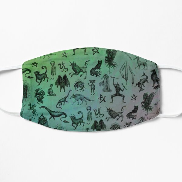 Rainbow Cryptids Flat Mask