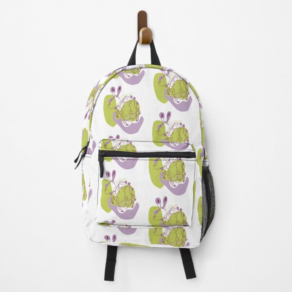 Item preview, Lilac and lime green monster designed and sold by ArtinaStudio.