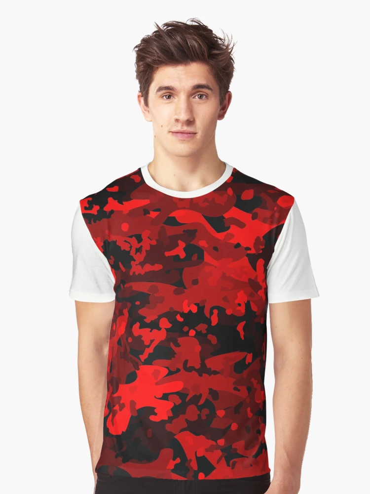 red camo tee