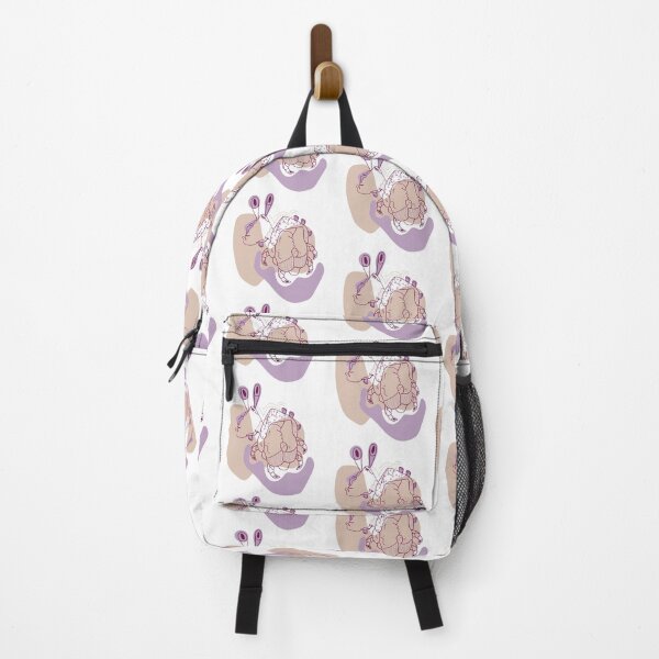 Item preview, Beige and lilac sea monster designed and sold by ArtinaStudio.
