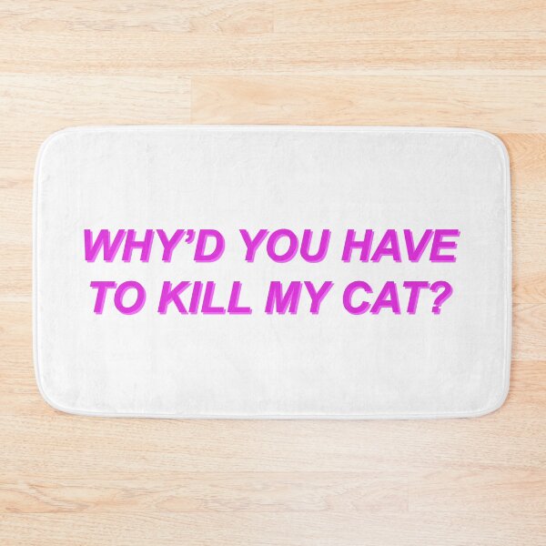 Item preview, Why Would You Have To Kill My Cat? (Purple) designed and sold by FilipeFerreira.