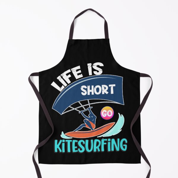 Item preview, Life is Short go Kitesurfing Water Sports Lovers designed and sold by Nzgiftsandmore.