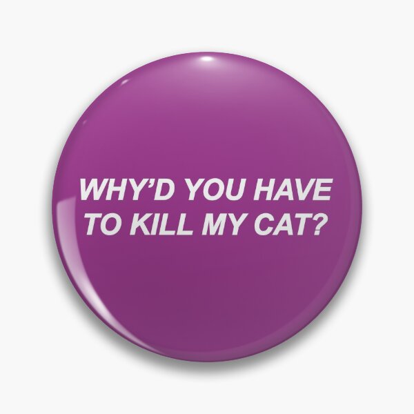 Item preview, Why Would You Have To Kill My Cat? (Purple BG) designed and sold by FilipeFerreira.