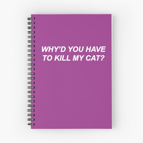 Item preview, Why Would You Have To Kill My Cat? (Purple BG) designed and sold by FilipeFerreira.