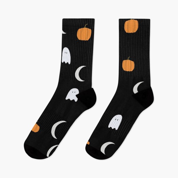 Item preview, Scary Halloween/Pumpkins, Ghosts, Crescent Moons designed and sold by ShaunSandhu.