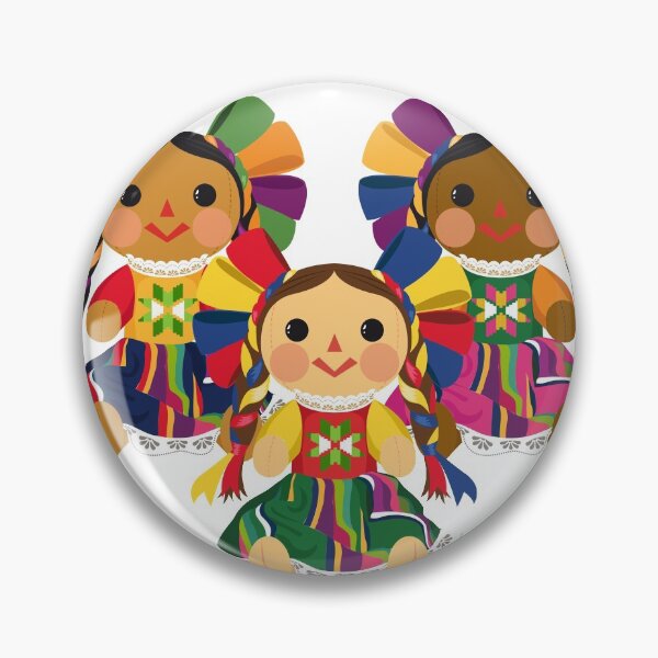 Item preview, Mexican Maria Dolls. Mexican Otomi Dolls. Traditional Mexican Rag Dolls designed and sold by Akbaly.