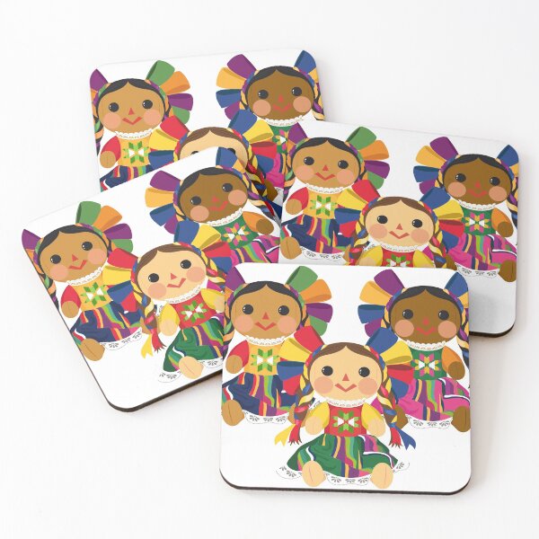 Item preview, Mexican Maria Dolls. Mexican Otomi Dolls. Traditional Mexican Rag Dolls designed and sold by Akbaly.