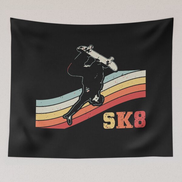 Artikelvorschau, Retro-Skateboard-Skater-Skateboard entworfen und verkauft von whatsyokidswear.