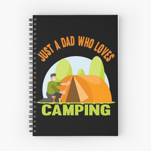Item preview, Just A Dad Who Loves Camping designed and sold by AmethystMurad.