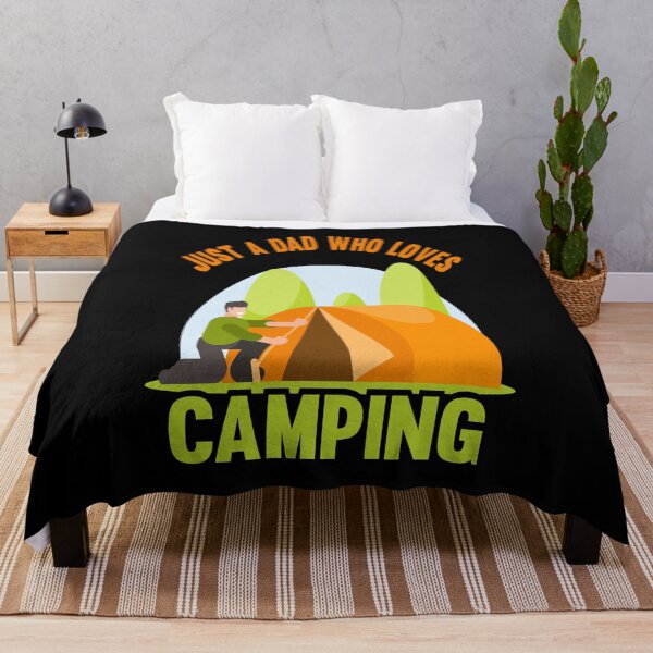 Item preview, Just A Dad Who Loves Camping designed and sold by AmethystMurad.