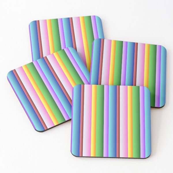 Item preview, 3D Stripes in Rainbow-like pattern designed and sold by SafariByMarisa.