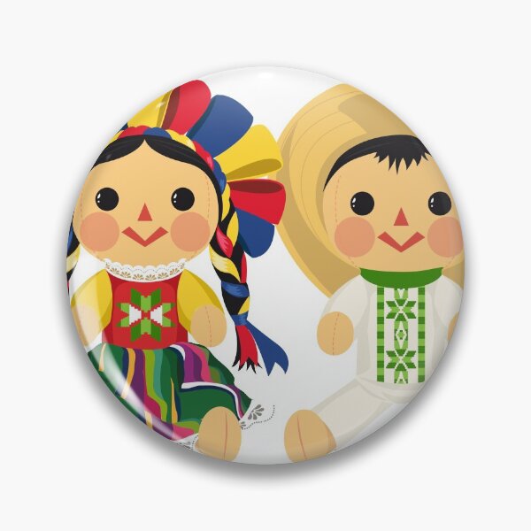 Item preview, Mexican Maria Dolls. Mexican Otomi Dolls. Traditional Mexican Rag Dolls designed and sold by Akbaly.