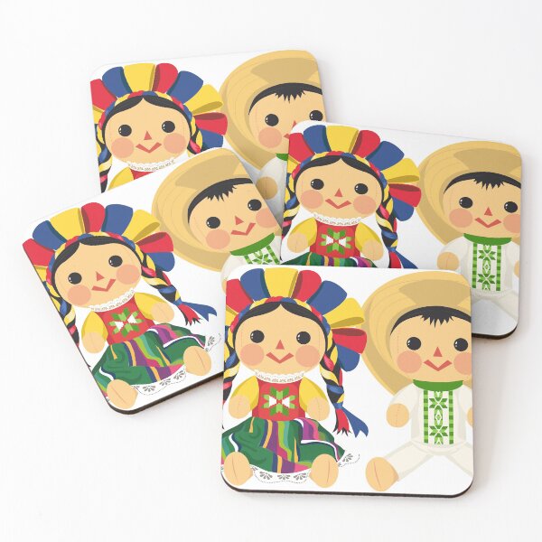 Item preview, Mexican Maria Dolls. Mexican Otomi Dolls. Traditional Mexican Rag Dolls designed and sold by Akbaly.