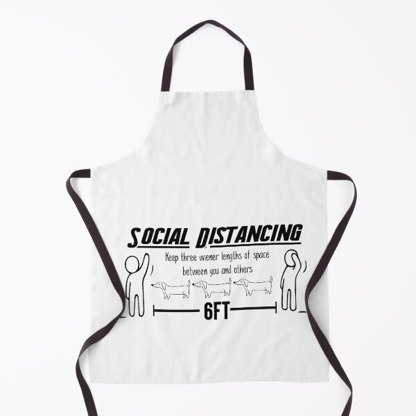 Item preview, Dog distancing | Funny Social Distancing designed and sold by art-fox.