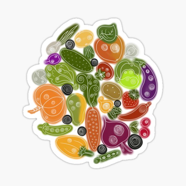 Vegetable Sticker for Selling 