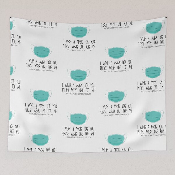 Item preview, Please wear a mask | Funny Social Distancing designed and sold by art-fox.