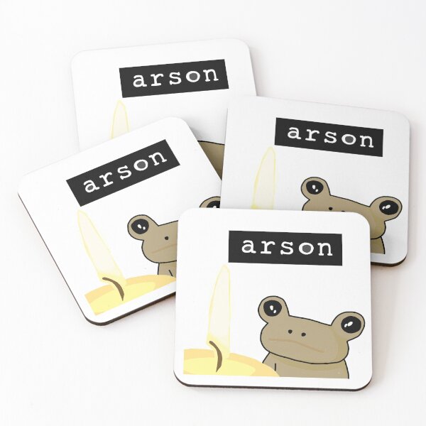 Item preview, Arson Frog with white letters designed and sold by lovethehomies.