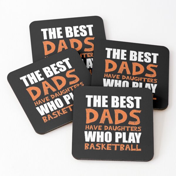 Item preview, the best dads have daughters who play basketball, father day gift  designed and sold by happy gift art.