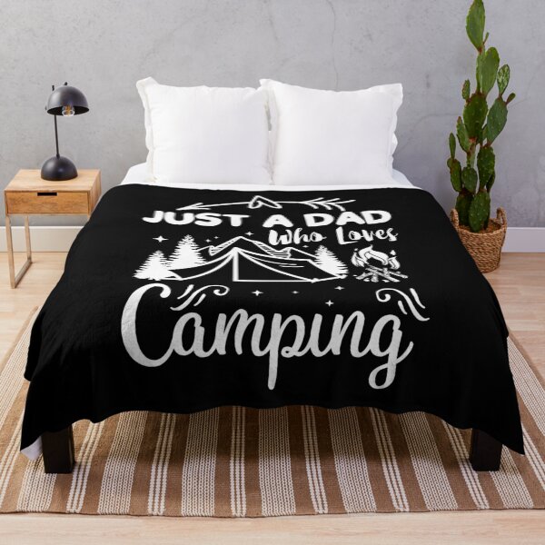 Item preview, Just A Dad Who Loves Camping designed and sold by AmethystMurad.