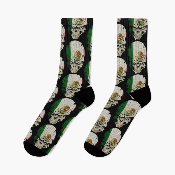 Item preview, Mexico Flag Skull Style designed and sold by A-Dube-Thought.
