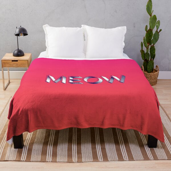 Item preview, Meow - Pink/Orange gradient designed and sold by SnarkyDoodles.