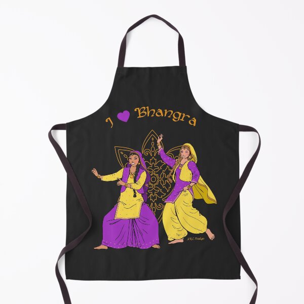 Item preview, Bhangra dancers designed and sold by Anna R. Carrino.