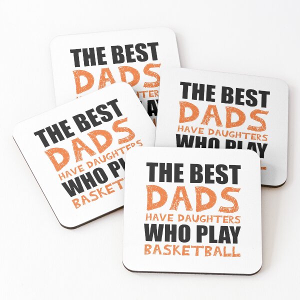 Item preview, the best dads have daughters who play basketball, father day gift  designed and sold by happy gift art.