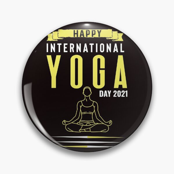 Item preview, HAPPY INTERNATIONAL YOGA DAY designed and sold by Hussain Shirts.