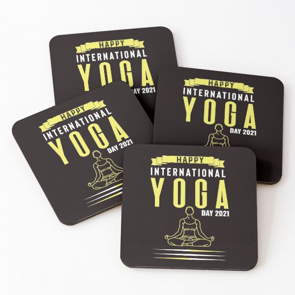 Item preview, HAPPY INTERNATIONAL YOGA DAY designed and sold by Hussain Shirts.