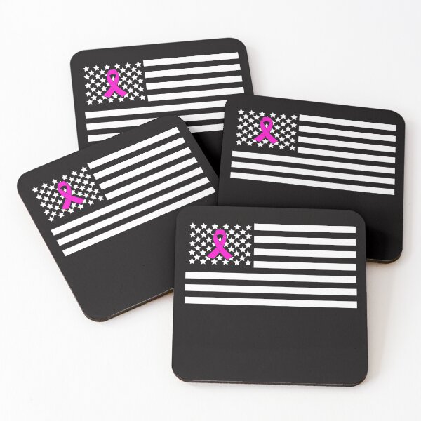 Item preview, Breast Cancer Awareness American Flag designed and sold by LaurenElin.