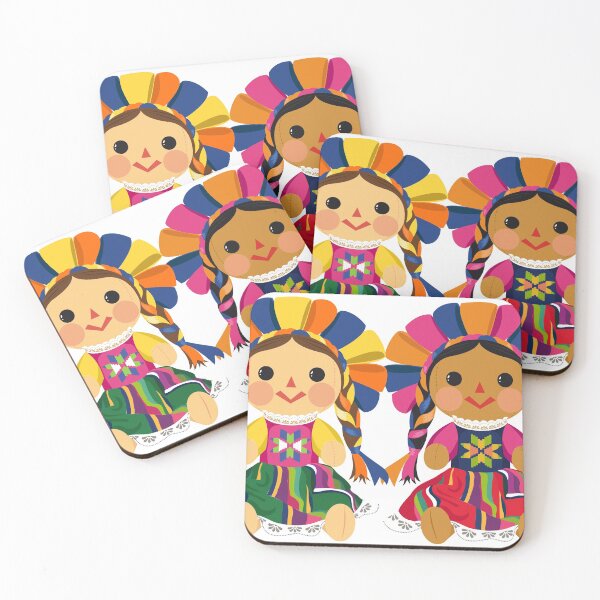 Item preview, Mexican María Dolls. Mexican Otomi Dolls. Traditional Mexican Rag Dolls designed and sold by Akbaly.