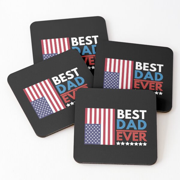 Item preview, Best Dad With Us American Flag designed and sold by AMINE  ★★★★★.