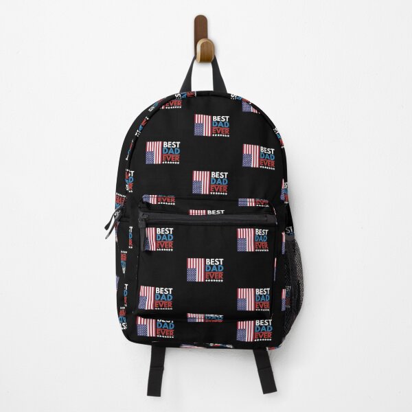 Item preview, Best Dad With Us American Flag designed and sold by AMINE ★★★★★.