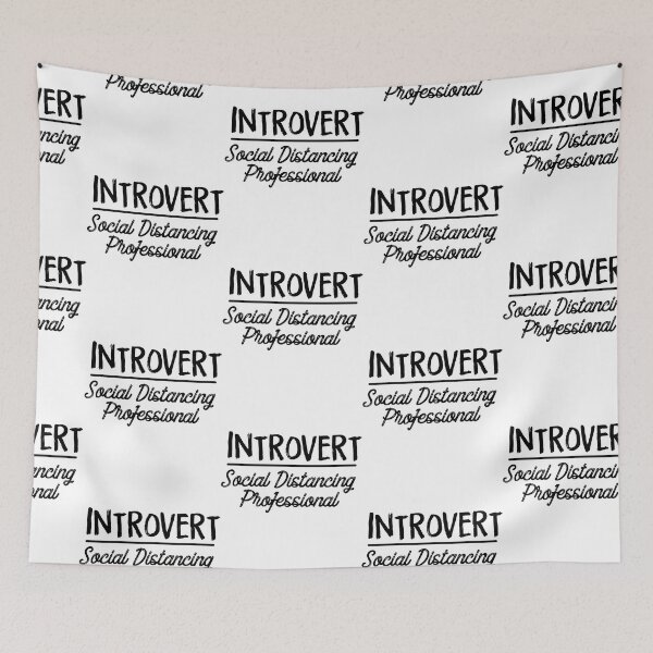 Item preview, Introvert | Funny Social Distancing designed and sold by art-fox.