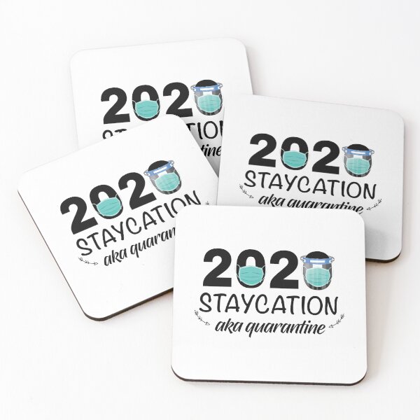 Item preview, 2020 Staycation | Funny Social Distancing designed and sold by art-fox.