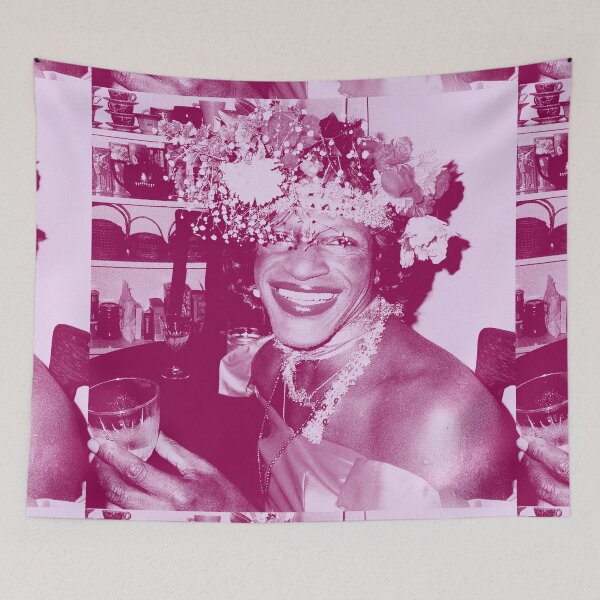 Item preview, Marsha P Johnson = Queen of the Village (lilac) designed and sold by Thelittlelord.