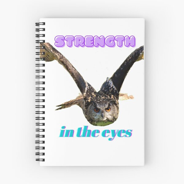 Item preview, The strength of the owl and the look of its eyes designed and sold by dheaa-11.
