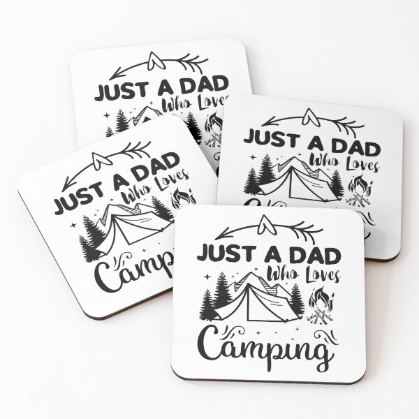 Item preview, Just A Dad Who Loves Camping designed and sold by AmethystMurad.