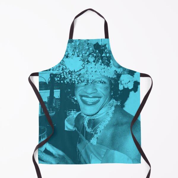 Item preview, Marsha P Johnson = Queen of the Village (teal) designed and sold by Thelittlelord.