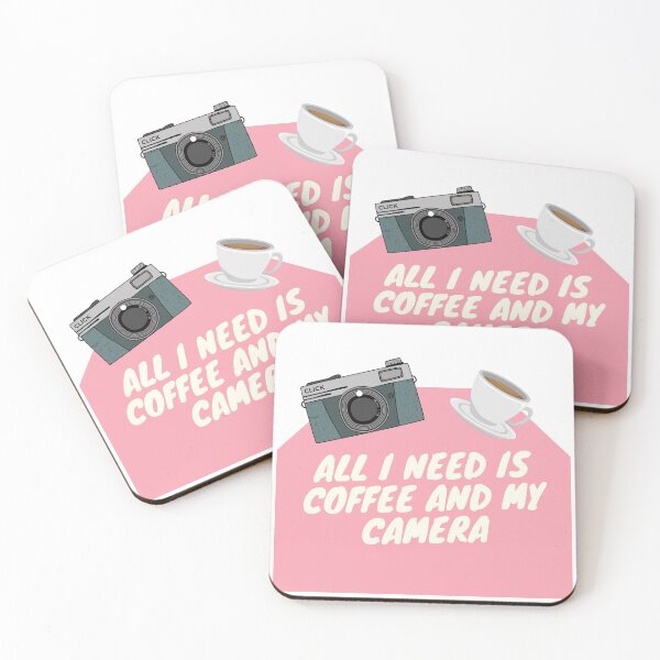 Item preview, All I Need is Coffee and My Camera Pink designed and sold by DiegoUrz.