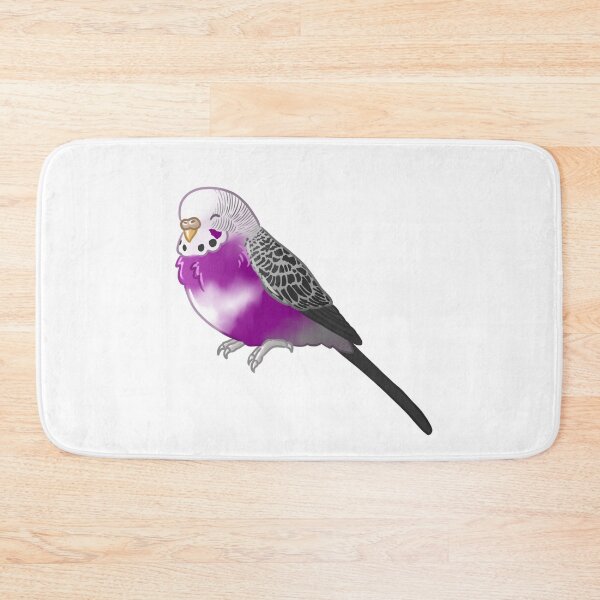 Item preview, Ace Pride Budgie designed and sold by AdoraBirdArt.